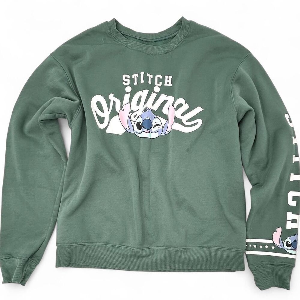 Stitch Green Sweatshirt